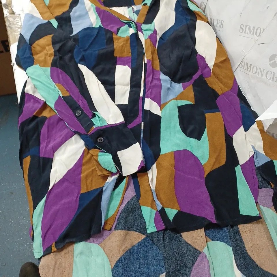 APPROXIMATELY 10 CLOTHING INCLUDING: 3 STYLES OF DIFFERENT COLOURED JUMPERS AND A MULTICOLOUR SHIRT (ALL DIFFERENT SIZES)