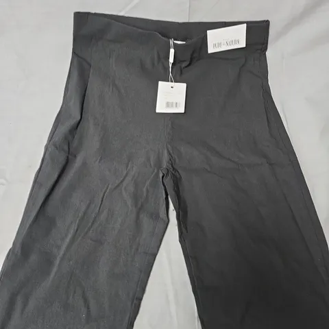 PURE & NATURAL BLACK TROUSERS – WITH TAG