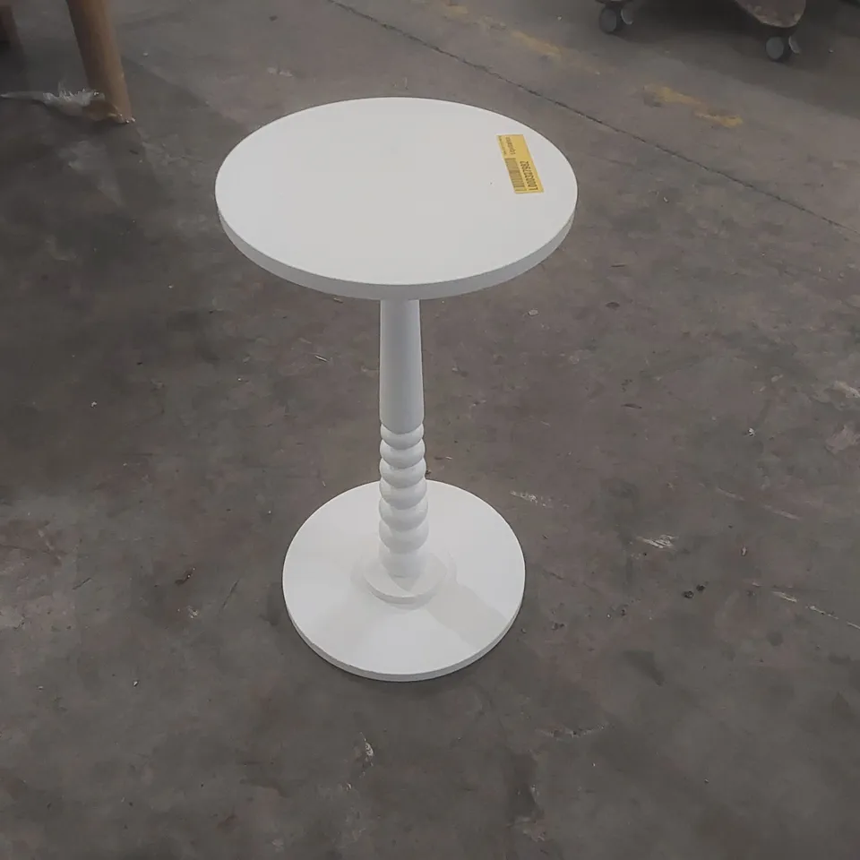 ROUND SIDE TABLE, SMALL DRINK END TABLE