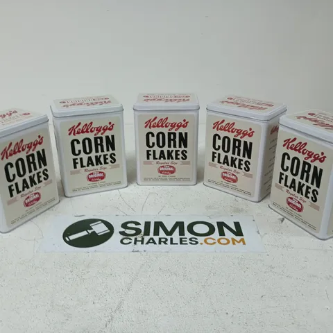 5X CORNFLAKES VINTAGE TINS