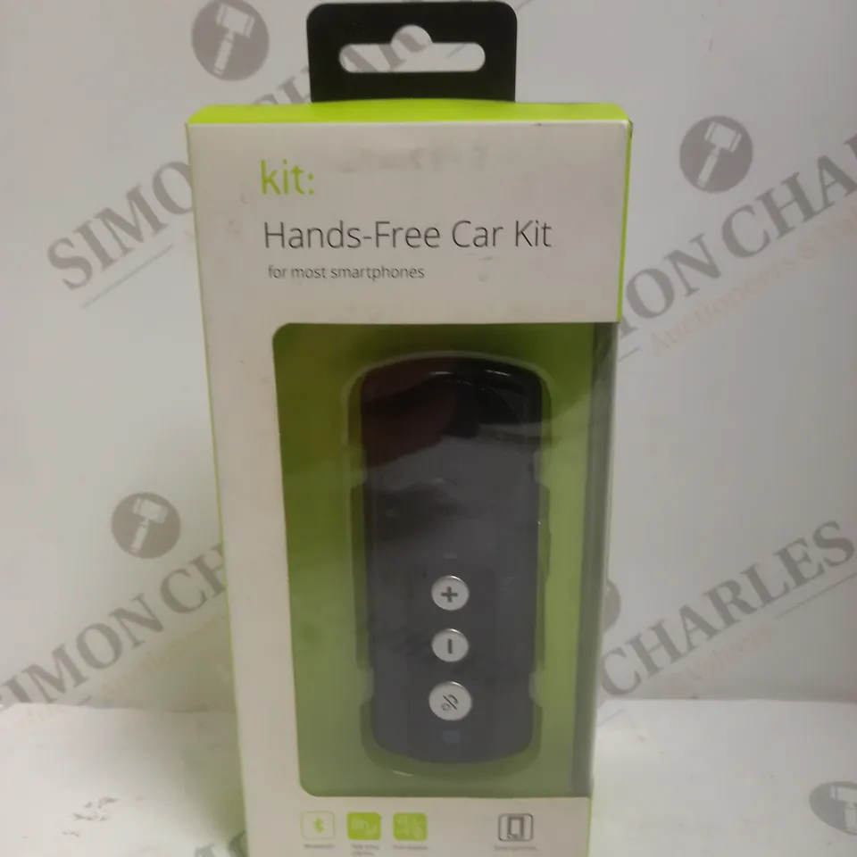 BOXED KIT: BLUETOOTH HANDS FREE CAR KIT 