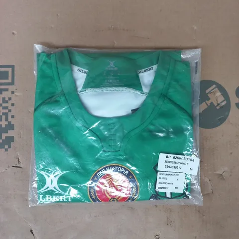 BAGGED GILBERT IMPACT SUB MEN'S RUGBY SHIRT IN GREEN SIZE MEDIUM