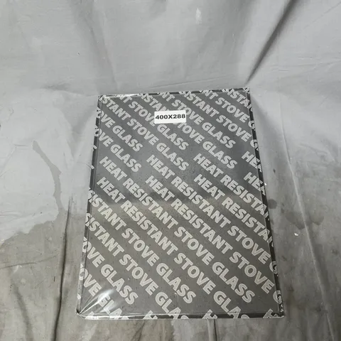 HEAT RESISTANT GLASS PANEL 400X288 MM – BOXED