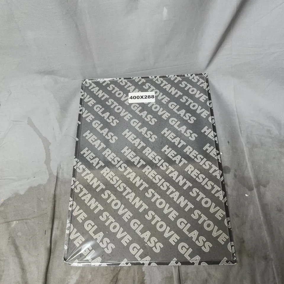 HEAT RESISTANT GLASS PANEL 400X288 MM – BOXED