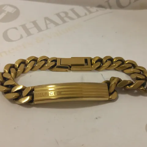 TOMMY HILFIGER GOLD TONE BRACELET