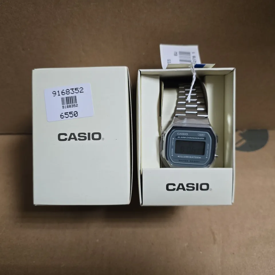 BOXED CASIO VINTAGE A168WA-3AYES WATCH 