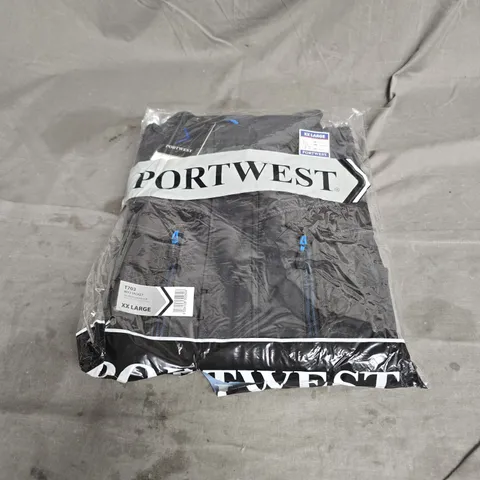 PORTWEST WX3 JACKET IN METAL GREY SIZE 2XL
