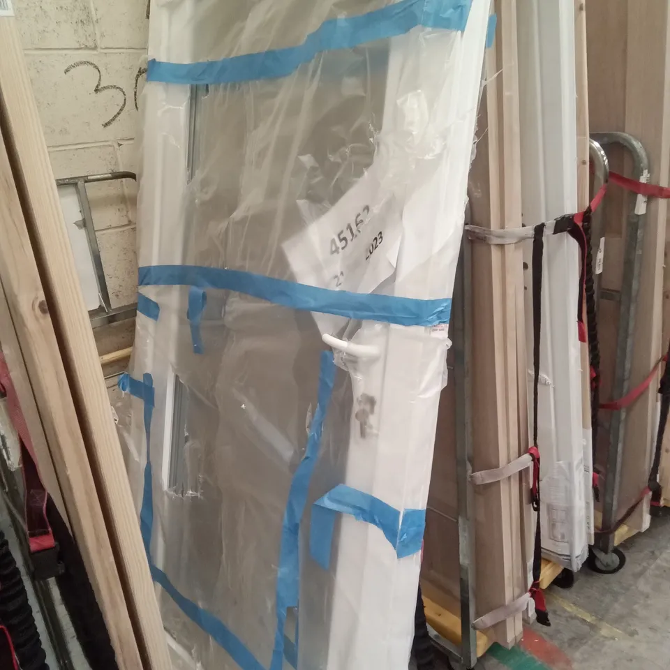 PVCU FULL GLAZED CLEAR BACK DOOR LEFT HAND OPENING 2055×920×70MM