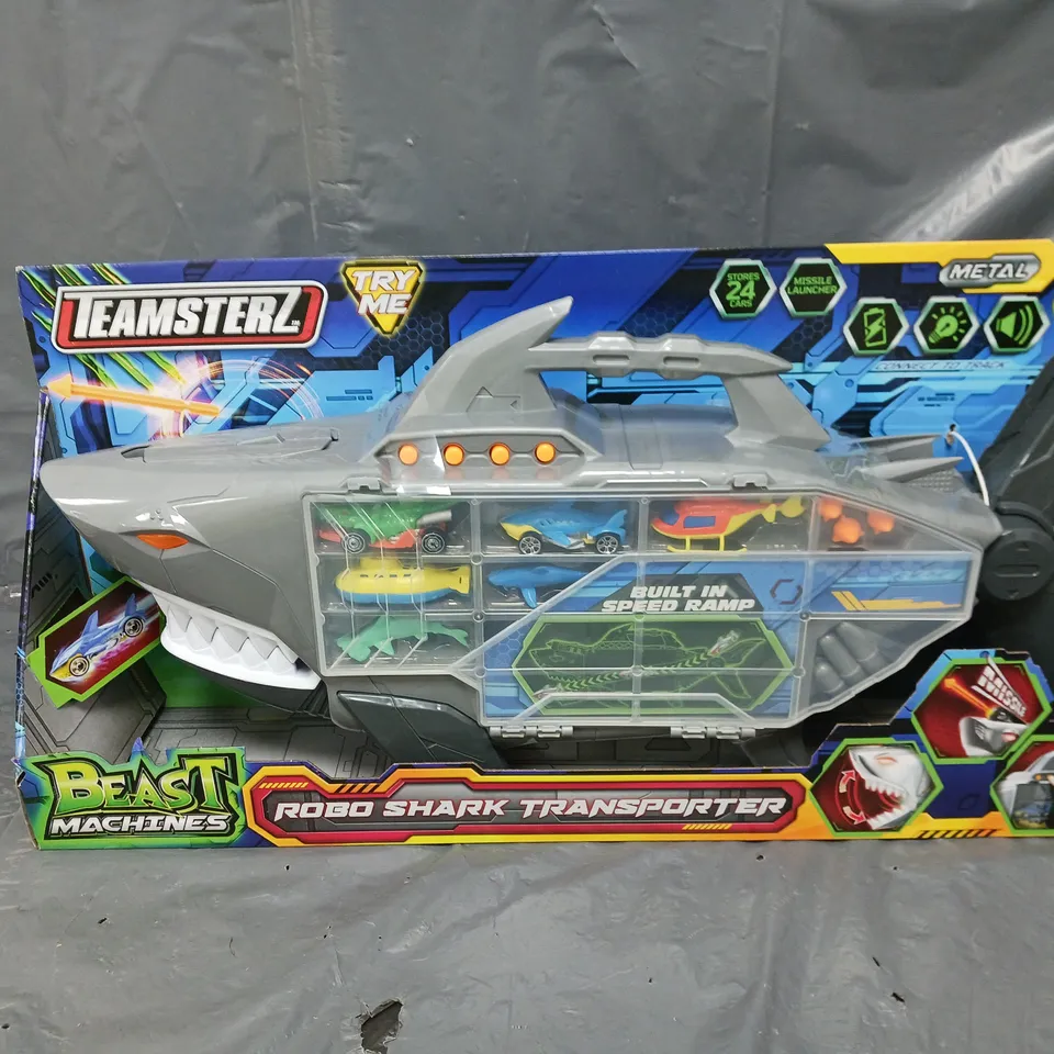 TEAMSTERZ BEAST MACHINES ROBO SHARK TRANSPORTER 