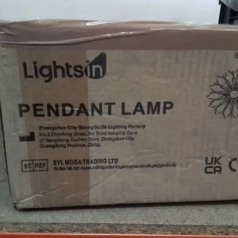 BOXED PENDANT LAMP CHROME