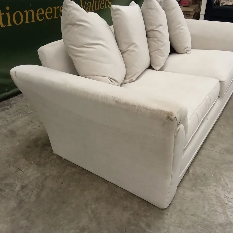 DURY FABRIC 3 SEATER SCATTER BACK SOFA RRP £499