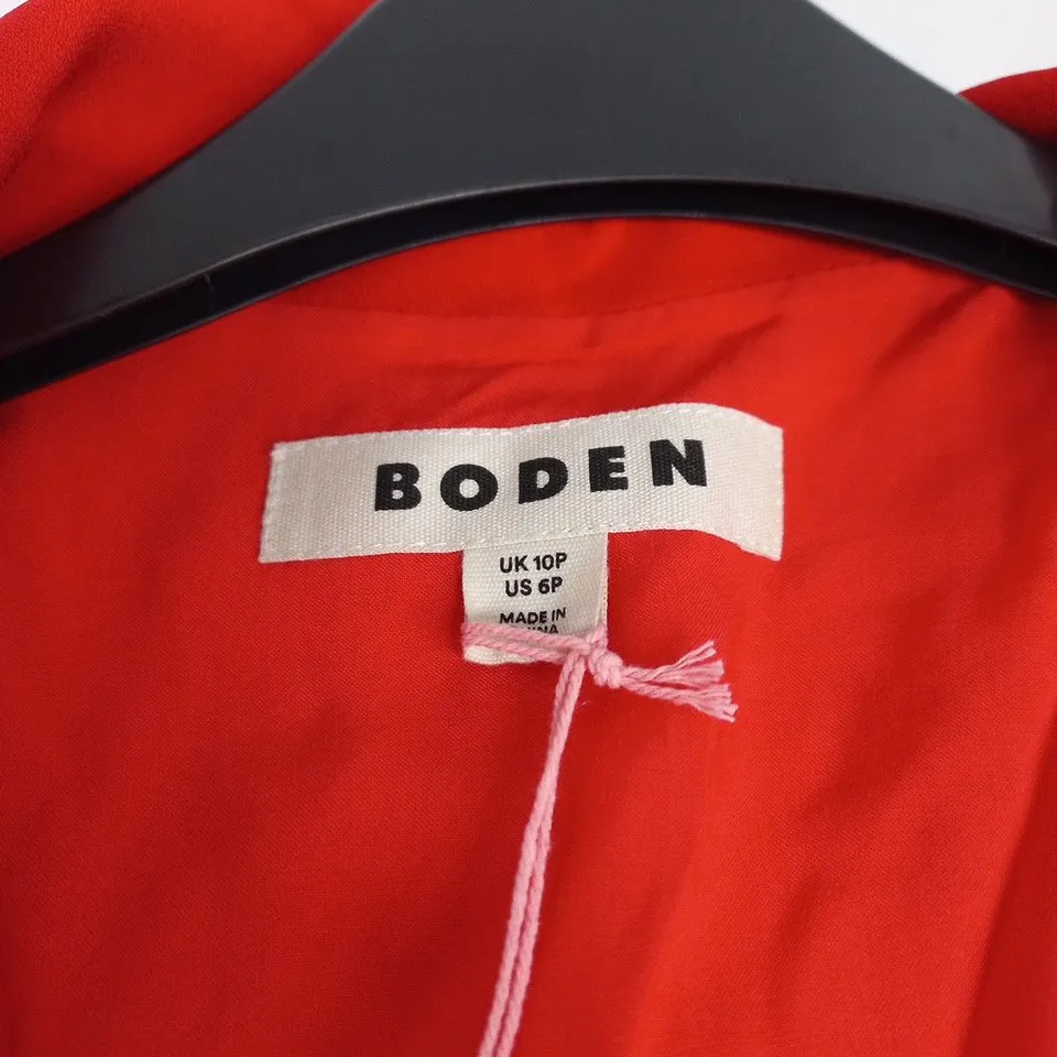 BODEN RED DRESS, UK 10P (US 6P) – WOMEN'S CLOTHING