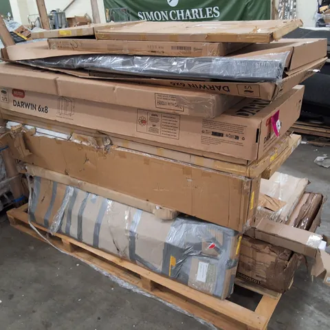 PALLET CONTAINING ASSORTED FLATPACK FURNITURE PARTS