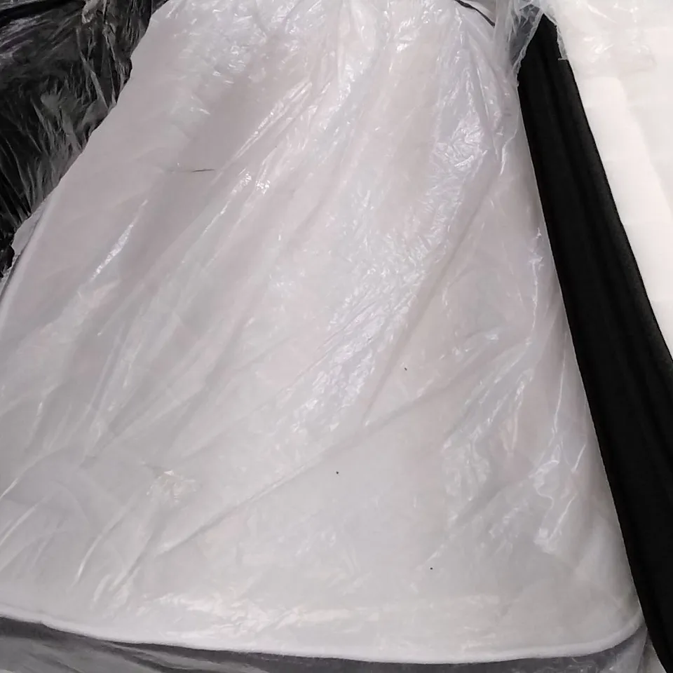 QUALITY BAGGED WHITE NOISE NATURAL OPEN COIL SINGLE 3FT MATTRESS