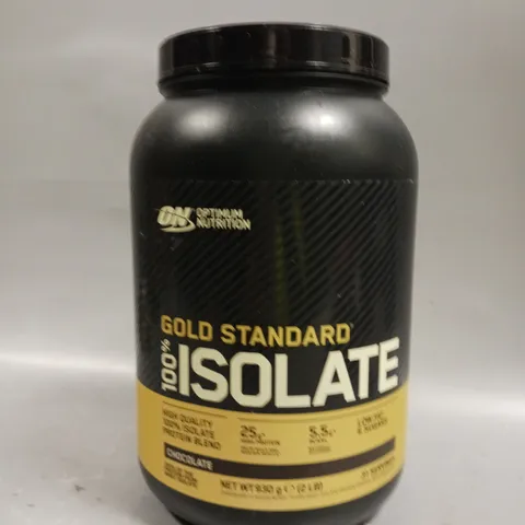 SEALED OPTIMUM NUTRITION GOLD STANDARD 100% ISOLATE - CHOCOLATE - 930G