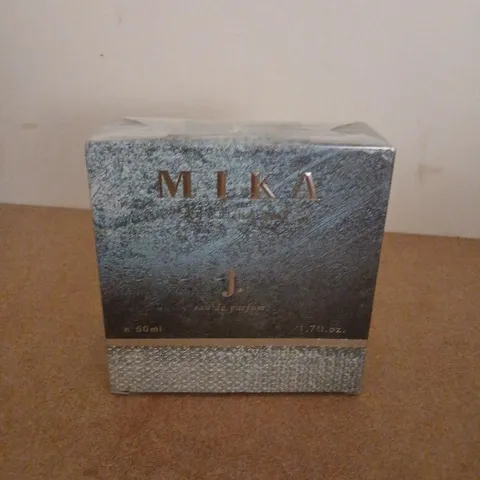 BOXED AND SEALED MIKA POUR HOMME J. EAU DE PARFUM 50ML