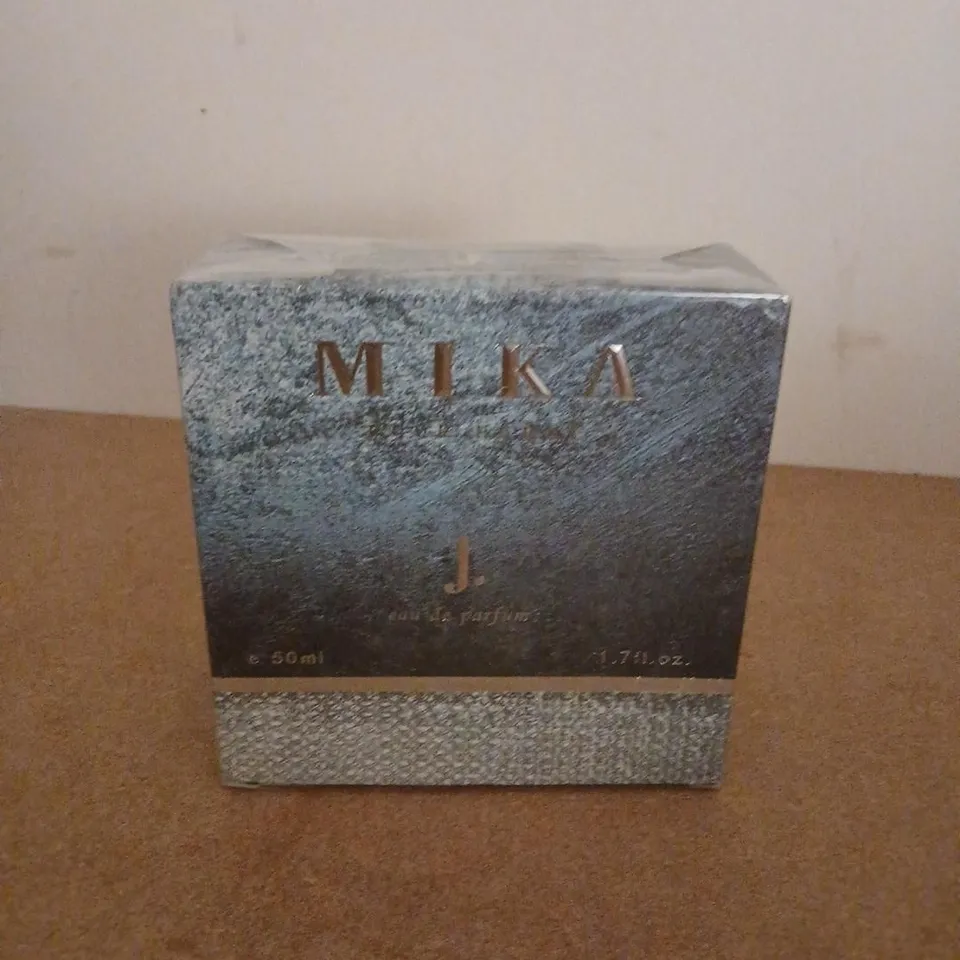 BOXED AND SEALED MIKA POUR HOMME J. EAU DE PARFUM 50ML