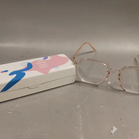 FIRMOO CLEAR FRAMED PRESCRIPTION GLASSES