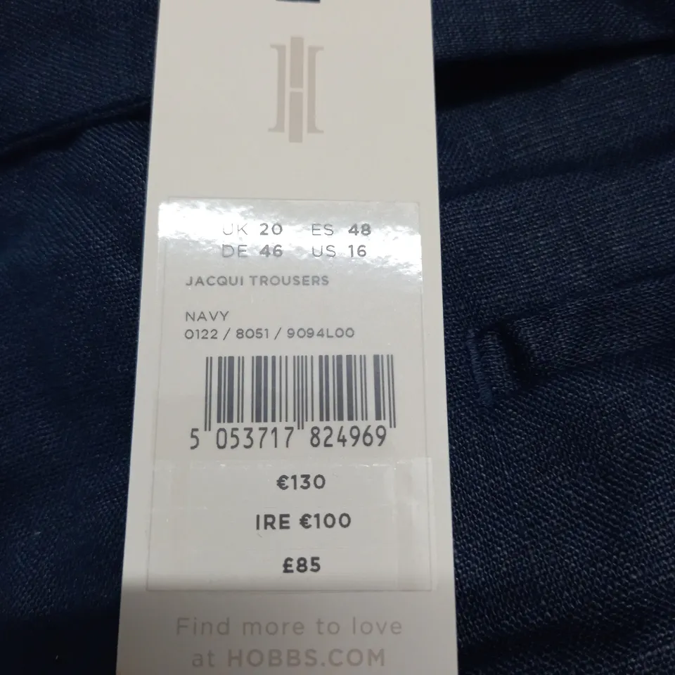 HOBBS LONDON JACQUI TROUSERS SIZE 20