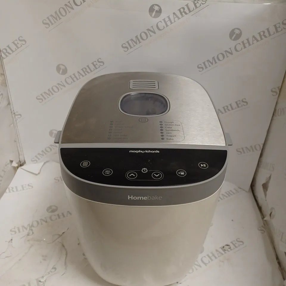 MORPHY RICHARDS HOMEBAKE BREAD MAKER