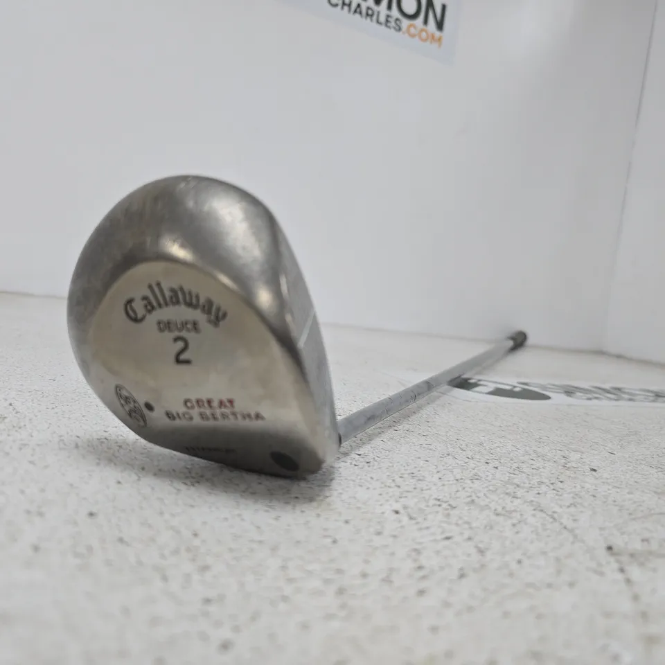 CALLAWAY GREAT BIG BERTHA DEUCE TITANIUM 2-WOOD FAIRWAY WOOD GOLF CLUB