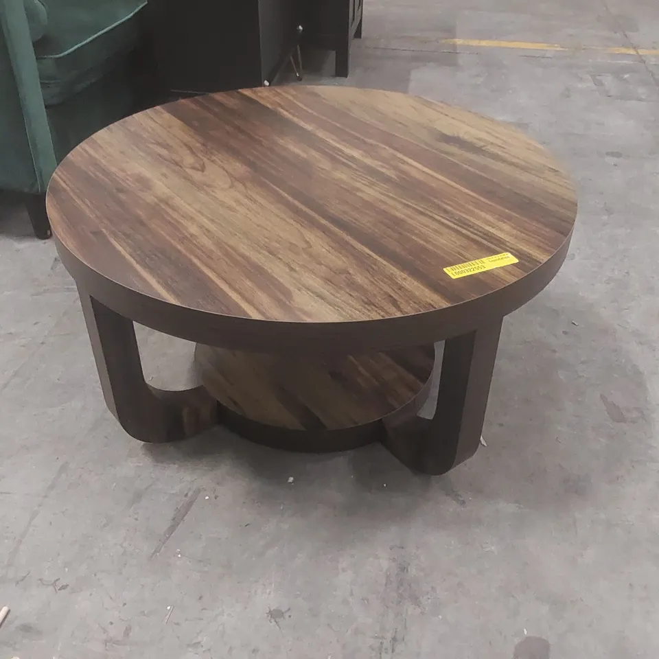 FLOOR SHELF COFFEE TABLE WITH STORAGE