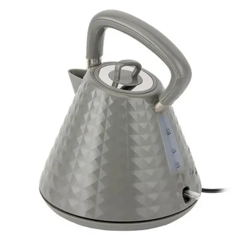 BOXED GEEPAS 1.5L CORDLESS ELECTRIC TRADITIONAL PYRAMID KETTLE, 3000W (1 BOX)
