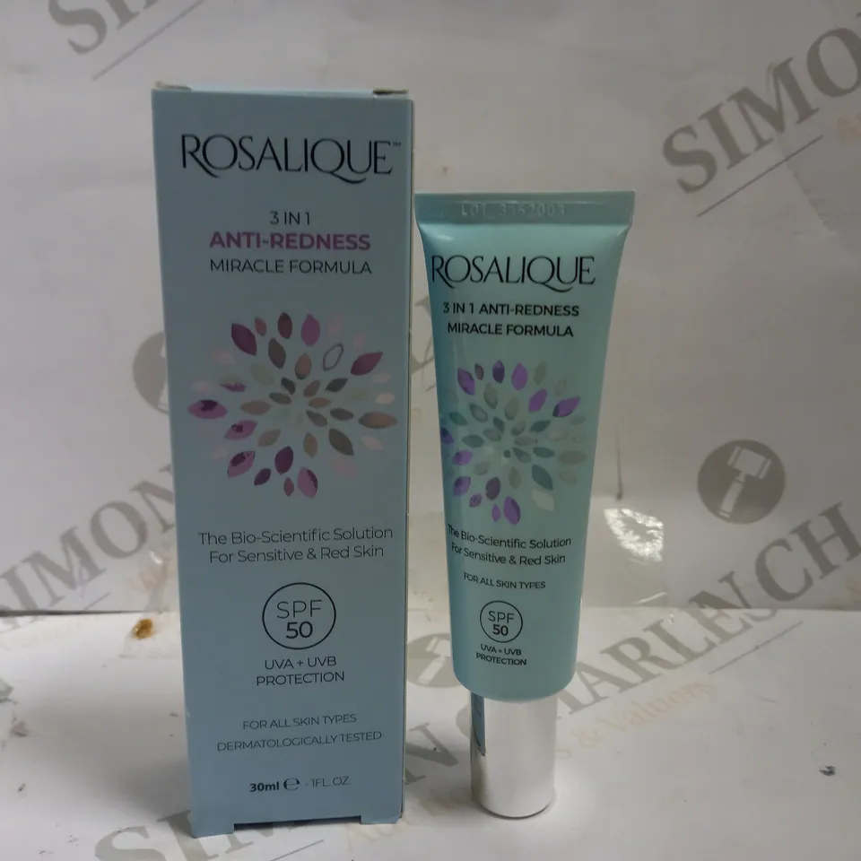 ROSALIQUE 3-IN-1 ANTI-REDNESS MIRACLE FORMULA WITH SPF50 - 30ML