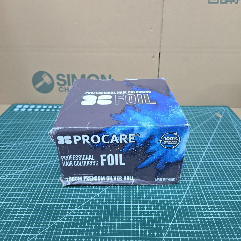 PROCARE PROFESSIONAL HAIR COLOURING FOIL – SILVER ROLL (UK MADE)