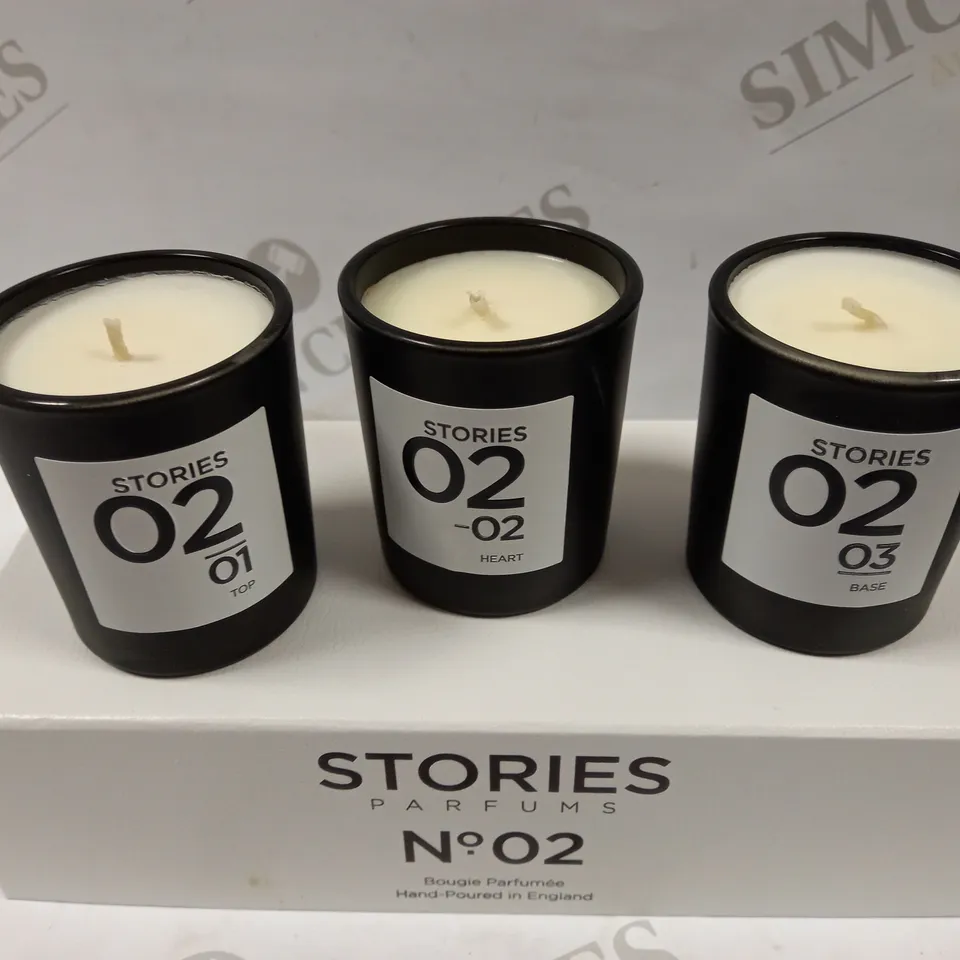 STORIES PARFUMS NO.2 CANDLE GIFT SET