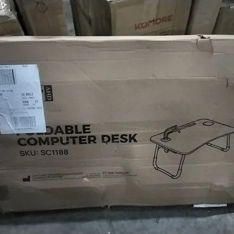 BOXED LIVING AND HOME FOLDABLE COMPUTER DESK