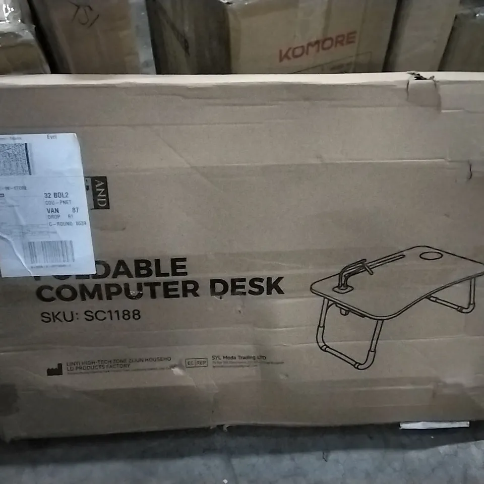 BOXED LIVING AND HOME FOLDABLE COMPUTER DESK