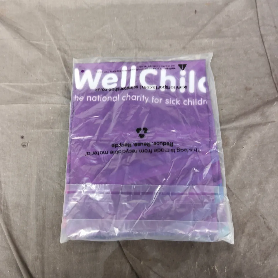 SCIMITAR SPORTSWEAR T-SHIRT (WELLCHILD CHARITY) – PURPLE, MEDIUM