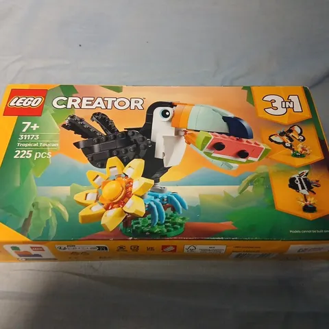 LEGO CREATOR 3IN1 TROPICAL TOUCAN (31173) β 225 PIECES, BOXED