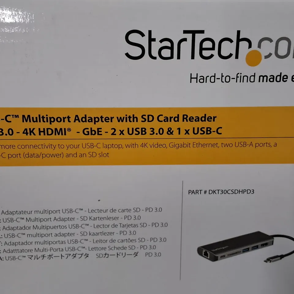 LOT OF 11 STARTECH USB-C MULTIPORT ADAPTERS 