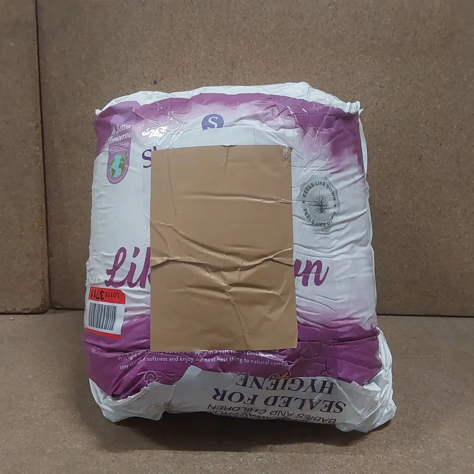 BAGGED SLUMBERDOWN FEELS LIKE DOWN DUVET 10.5 TOG. DOUBLE, HYPOALLERGENIC