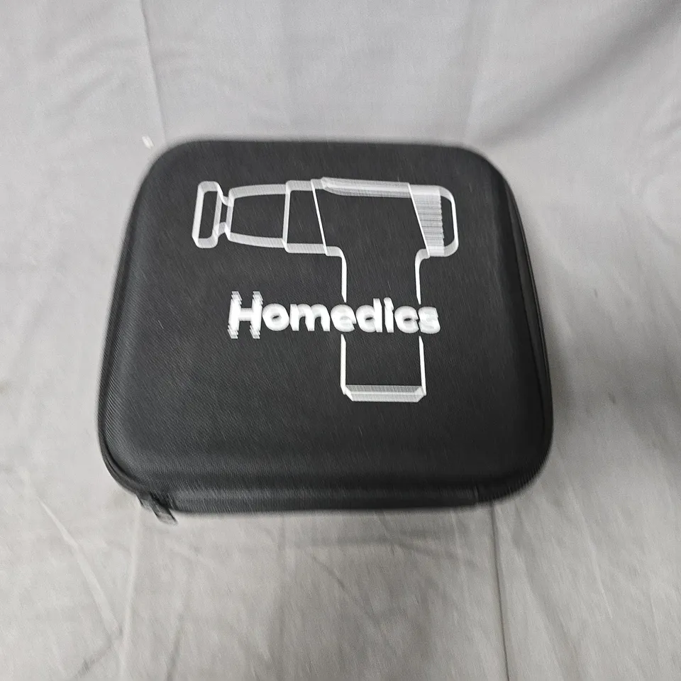 HOMEDICS HANDHELD PERCUSSION MASSAGER WITH CARRY CASE