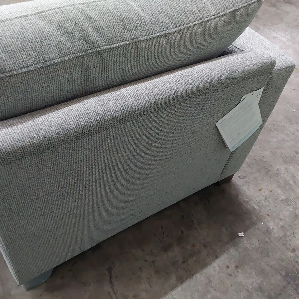 QUALITY BRITISH DESIGNER LOUNGE Co. END SECTION GREY FABRIC