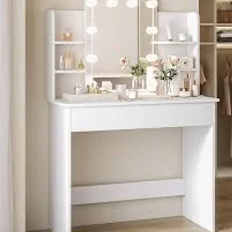 BOXED WOLTU DRESSING TABLE - WHITE (1 BOX)