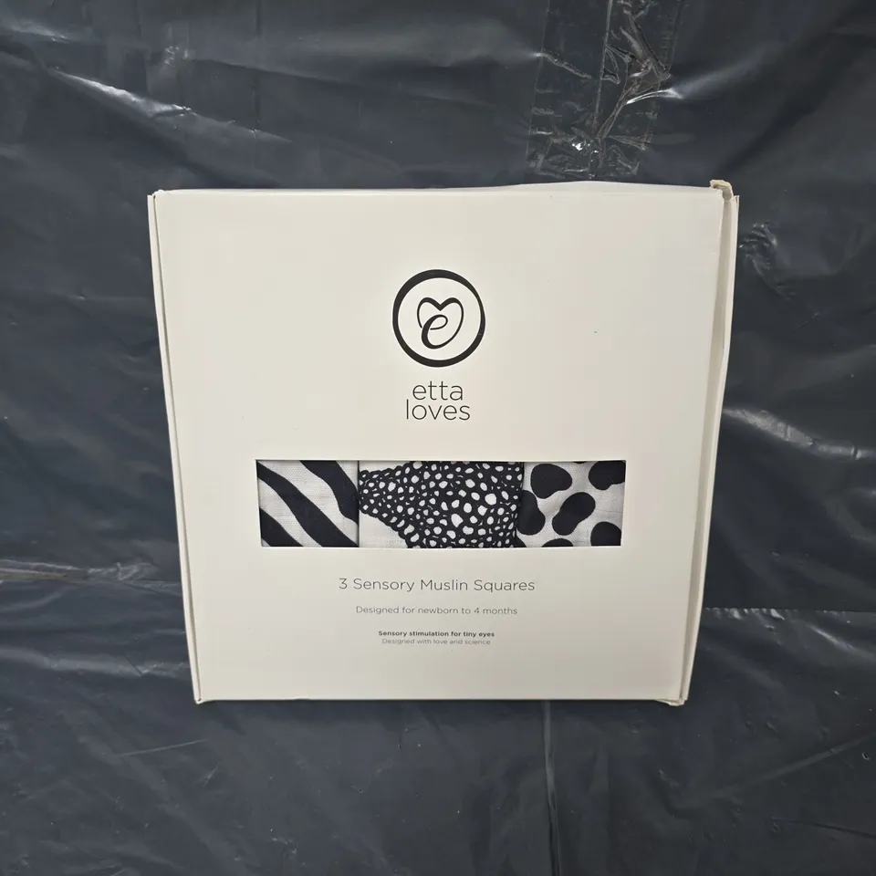 ETTA LOVES 3 SENSORY MUSLIN SQUARES 
