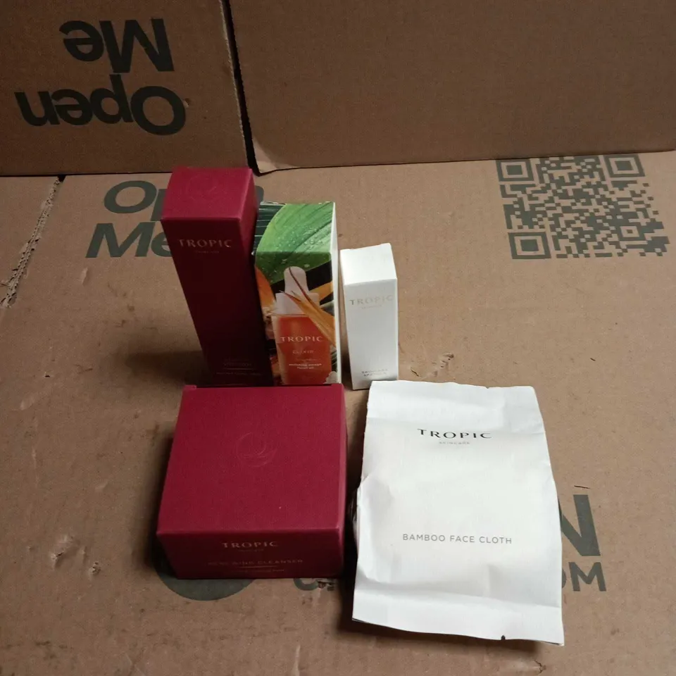 5 X ASSORTED TROPIC COSMETIC ITEMS TO INCLUDE RENEWING CLEANSER, YOUTH POTION ETC