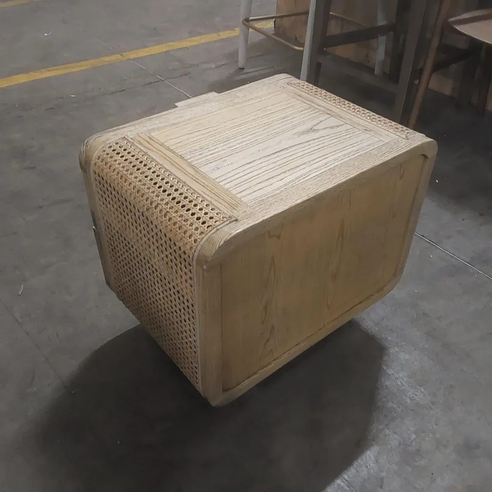 DESIGNER WOODEN BEDSIDE TABLE