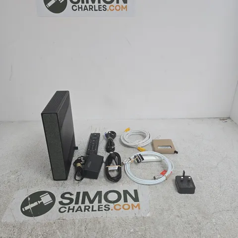 VIRGIN MEDIA TV & BROADBAND KIT – SET-TOP BOX WITH REMOTE & CABLES 