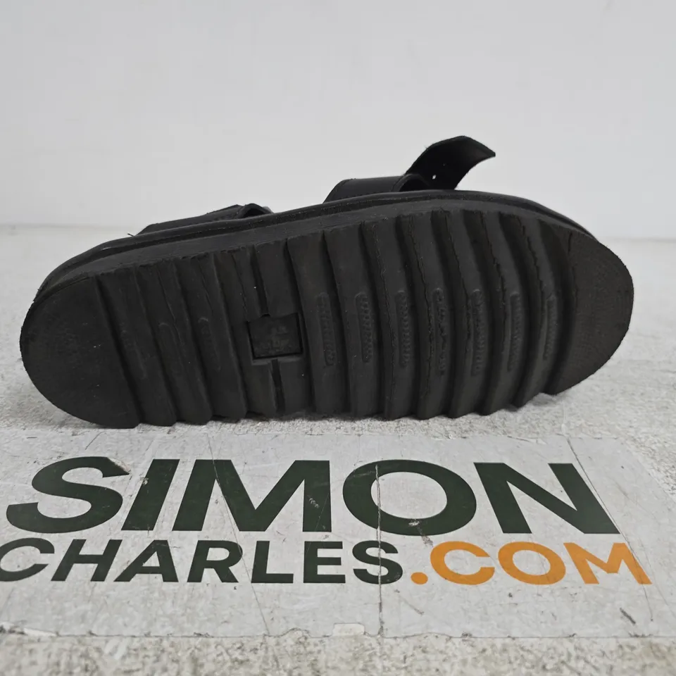 DR MARTENS BLACK ATHENA SANDALS UNBOXED UK 8