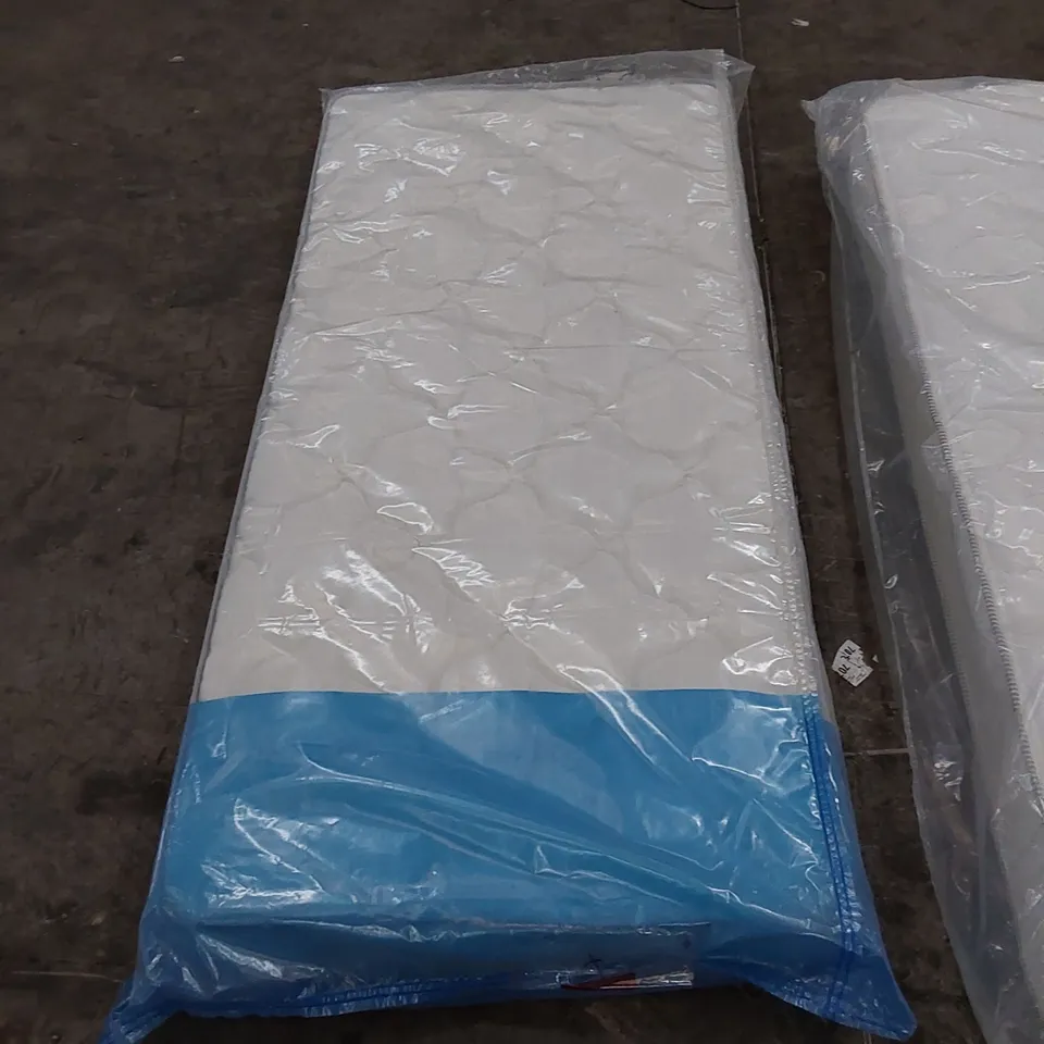 BAGGED DESIGNER SINGLE 90CM AIRSPRUNG LUXURY QUILTED MEDIUM MATTRESS RRP £251.1