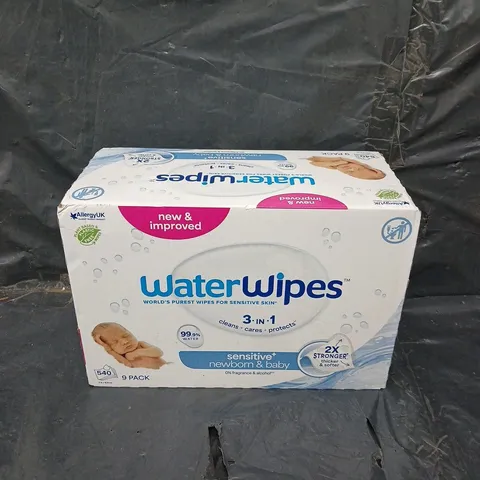 3 IN 1 WATER WIPES FOR NEWBORN & BABY - 9 PACKS PER BOX 