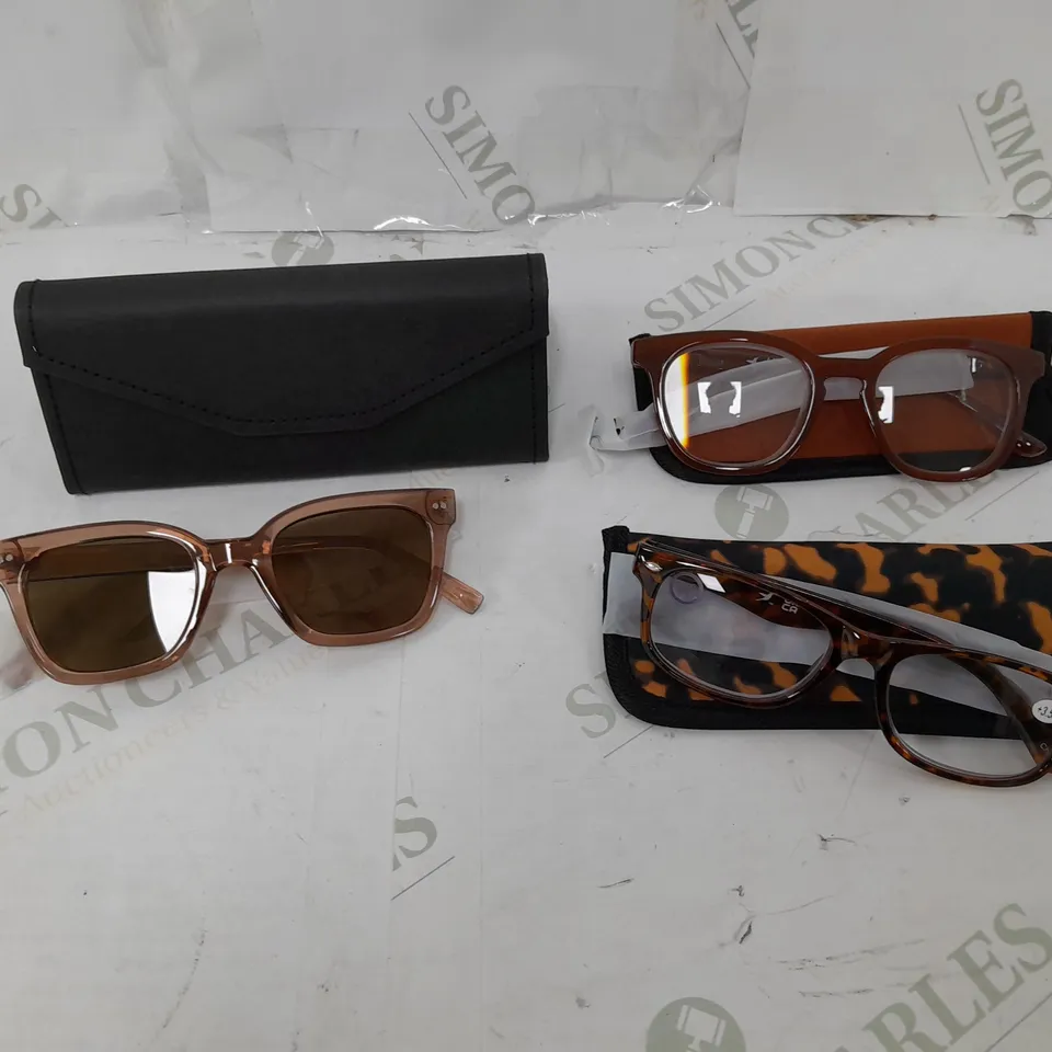 HUMMINGBIRD POLARISED SUNGLASSES & READER 2PC SET TAN MIX 3.5