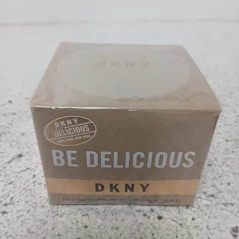 BOXED AND SEALED BE DELICIOUS DKNY EAU DE PARFUM 50ML
