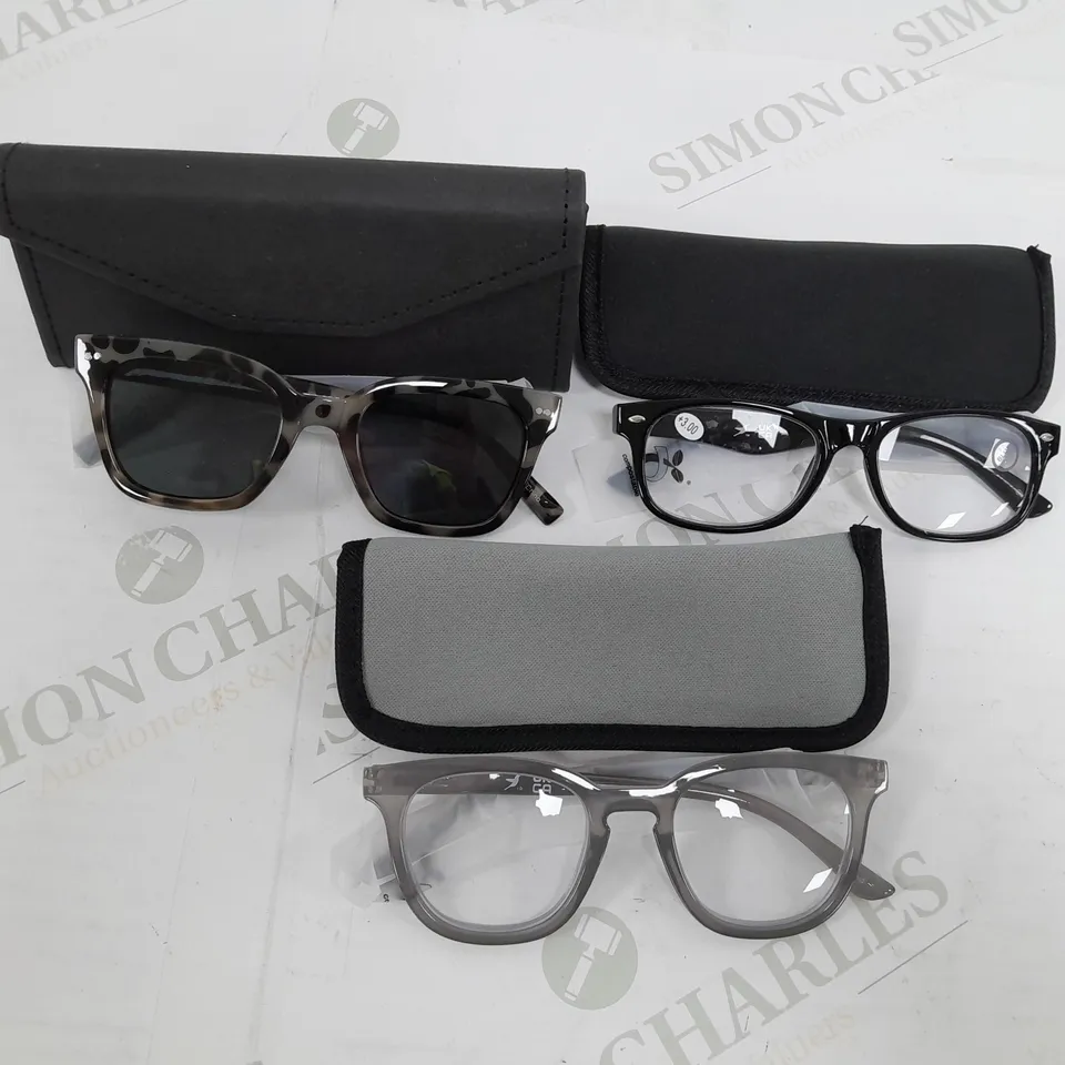 BOXED HUMMINGBIRD POLARISED SUNGLASSES & READER 3PC SET
