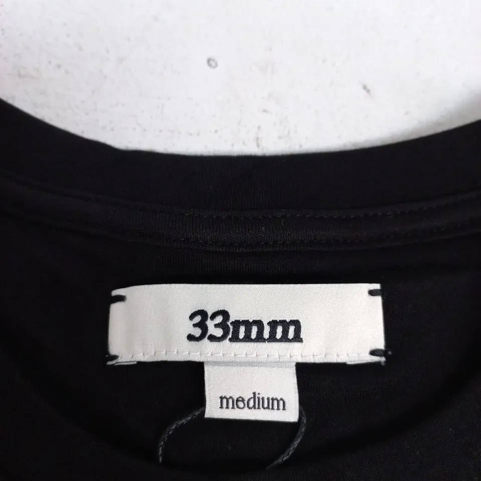 33MM BRANDO FITTED T-SHIRT – BLACK, UK SIZE M